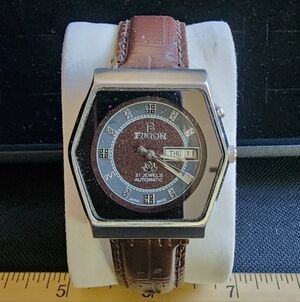 Vintage Ricoh 21 Jewel Automatic Watch Winds Runs Keeps Time